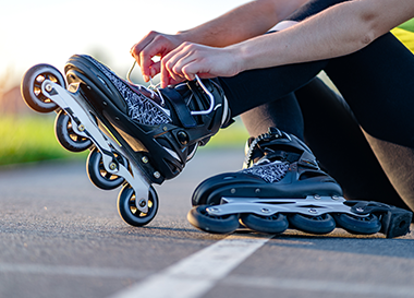 Le roller pour explorer le paysage urbain